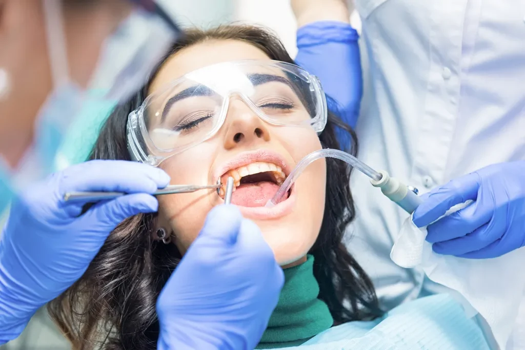 Paciente atendida en Clínica Dental Protect